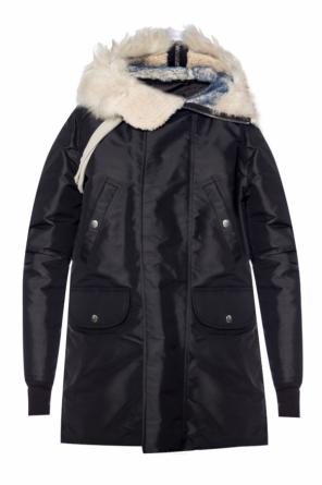 Fur-trimmed jacket, zdjęcie 1 Fur-trimmed jacket od Rick Owens